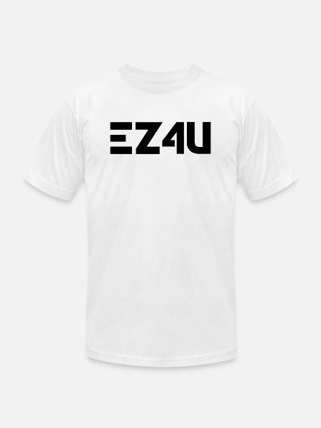EZ4U logo black - Unisex Jersey T-Shirt by Bella + Canvas - white