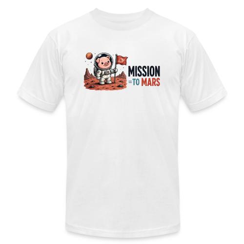 Mission To Mars Space Pig - Unisex Jersey T-Shirt by Bella + Canvas