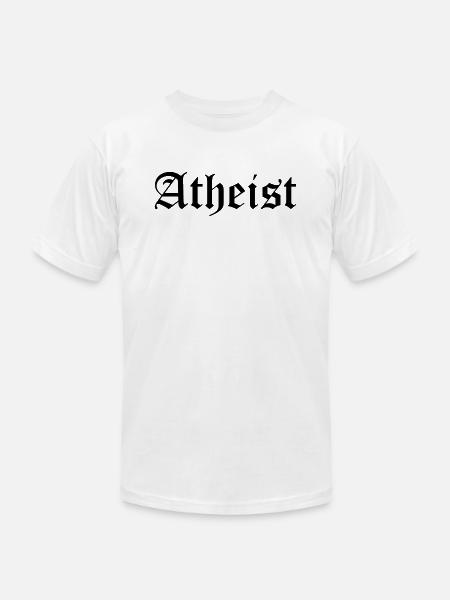 Atheist - Unisex Jersey T-Shirt by Bella + Canvas - white