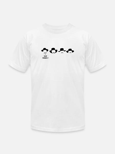 Western OK Corral - Unisex Jersey T-Shirt by Bella + Canvas - white