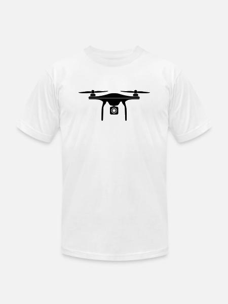Drone - Unisex Jersey T-Shirt by Bella + Canvas - white