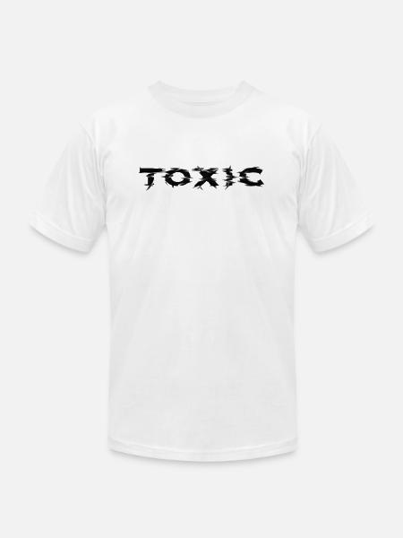 toxic poison - Unisex Jersey T-Shirt by Bella + Canvas - white