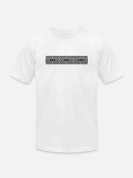 Ornament design cool - Unisex Jersey T-Shirt by Bella + Canvas - white