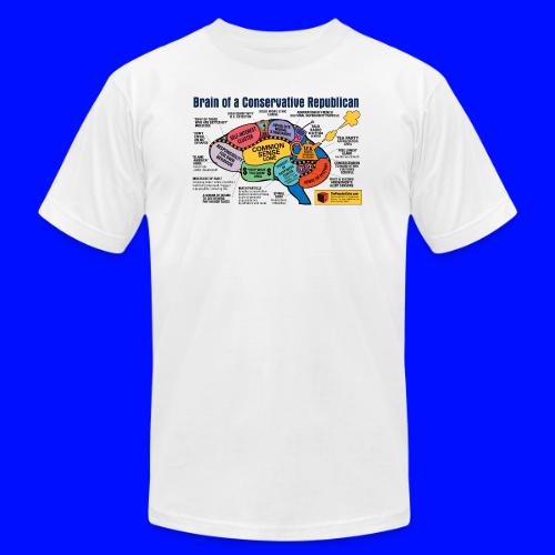 Brain of a capitalist - Unisex Jersey T-Shirt by Bella + Canvas