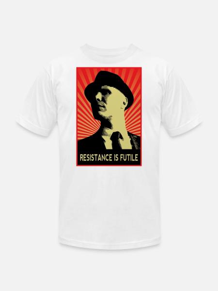 Observer Fringe - Unisex Jersey T-Shirt by Bella + Canvas - white