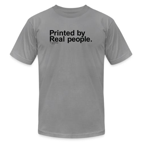 Printed in black - Unisex Jersey T-Shirt by Bella + Canvas