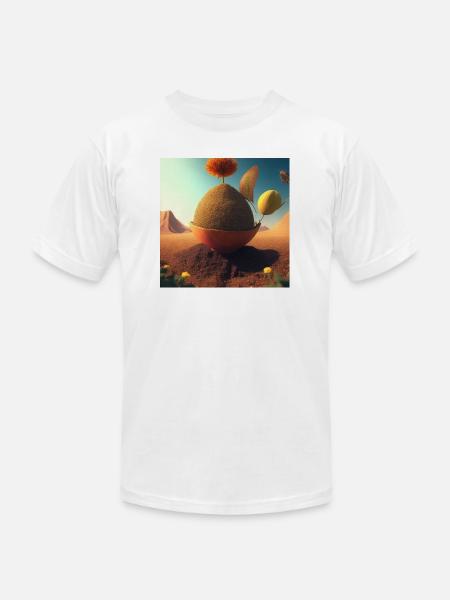 the curious seed - Unisex Jersey T-Shirt by Bella + Canvas - white