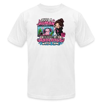 Funny Aquarium Pet Lover Gift Apparel - Unisex Jersey T-Shirt by Bella + Canvas - white - Front - Jose (178cm)