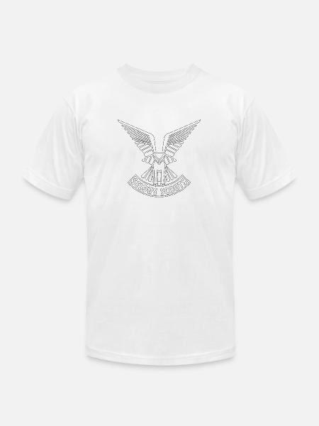 scouts army logo - Unisex Jersey T-Shirt by Bella + Canvas - white
