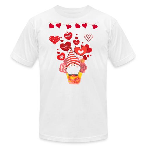 Design wrapped in love hearts, vibrating in love. - Unisex Jersey T-Shirt by Bella + Canvas