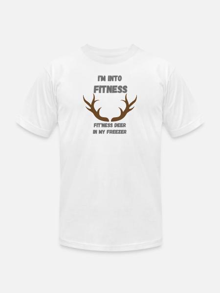 I m Into fitness - Unisex Jersey T-Shirt by Bella + Canvas - white