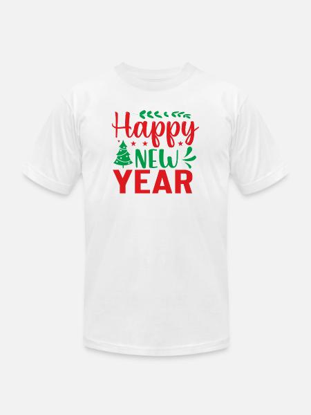 happy new year - Unisex Jersey T-Shirt by Bella + Canvas - white