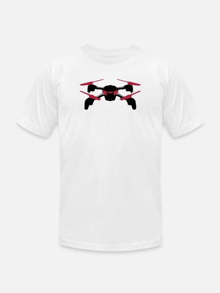 Drone - Unisex Jersey T-Shirt by Bella + Canvas - white