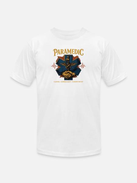 Paramedic  - Unisex Jersey T-Shirt by Bella + Canvas - white
