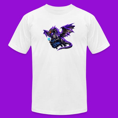 Neon Dragon and Battle Mage - Unisex Jersey T-Shirt by Bella + Canvas