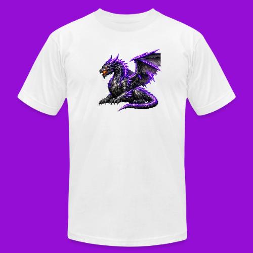 Neon Dragon at Rest - Unisex Jersey T-Shirt by Bella + Canvas