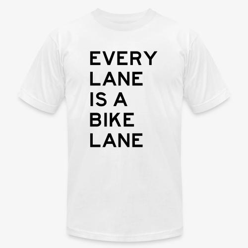 Every Lane is a Bike Lane - Unisex Jersey T-Shirt by Bella + Canvas