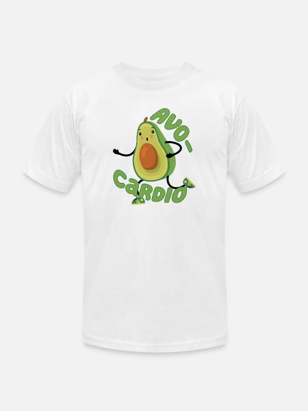 Avo Cardio - Unisex Jersey T-Shirt by Bella + Canvas - white