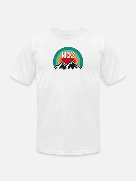 Nicks Lucky Shirt - Unisex Jersey T-Shirt by Bella + Canvas - white