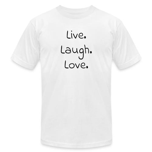Smoon City_Live laugh love Black - Unisex Jersey T-Shirt by Bella + Canvas