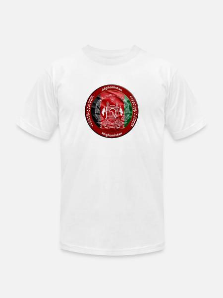 Afghanistan - Unisex Jersey T-Shirt by Bella + Canvas - white