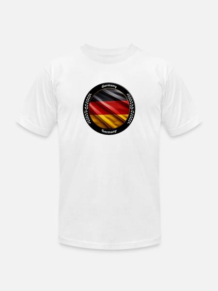 Germany - Unisex Jersey T-Shirt by Bella + Canvas - white