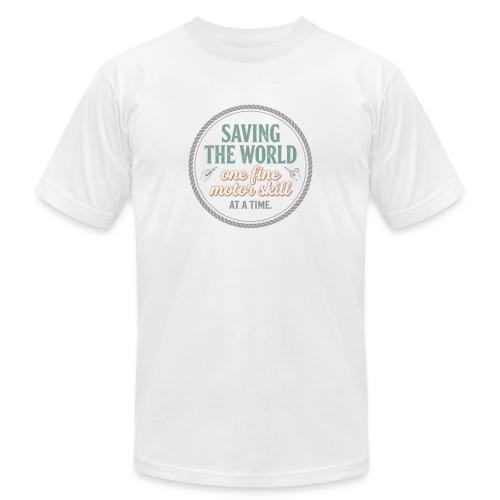 Saving the World: Fine Motor Skills Hero - Unisex Jersey T-Shirt by Bella + Canvas