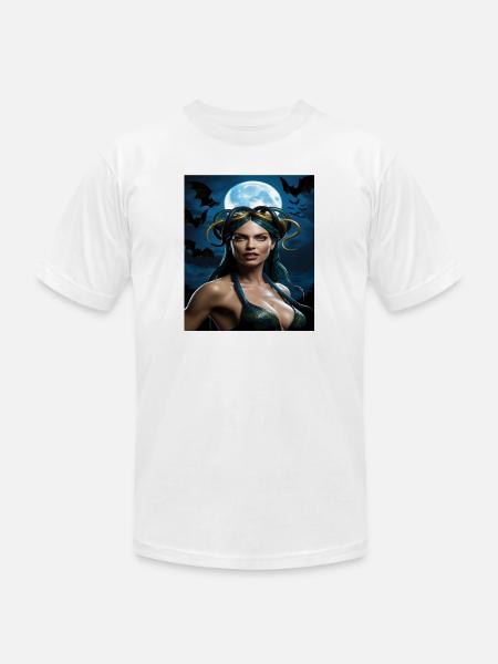 Snake City Woman t-shirt - Unisex Jersey T-Shirt by Bella + Canvas - white