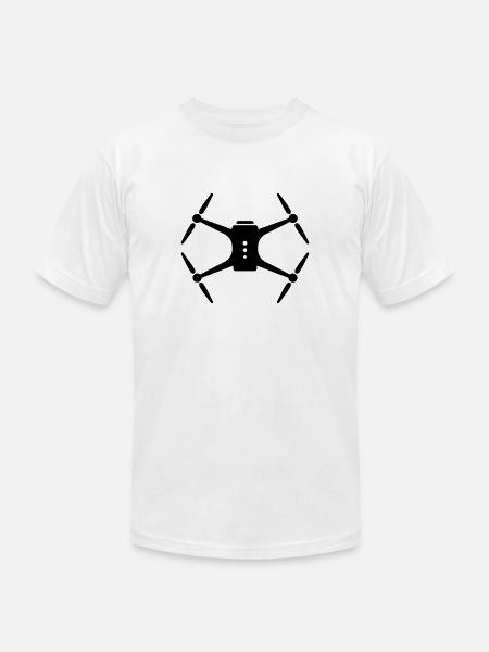 Drone Quadrocopter Pilot - Unisex Jersey T-Shirt by Bella + Canvas - 