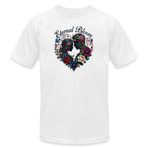 Eternal Bloom Embrace T-Shirt - Unisex Jersey T-Shirt by Bella + Canvas
