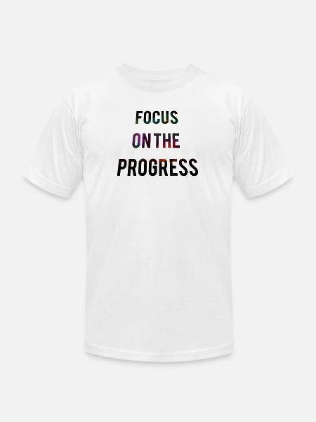 Motivational quotes - Unisex Jersey T-Shirt by Bella + Canvas - white