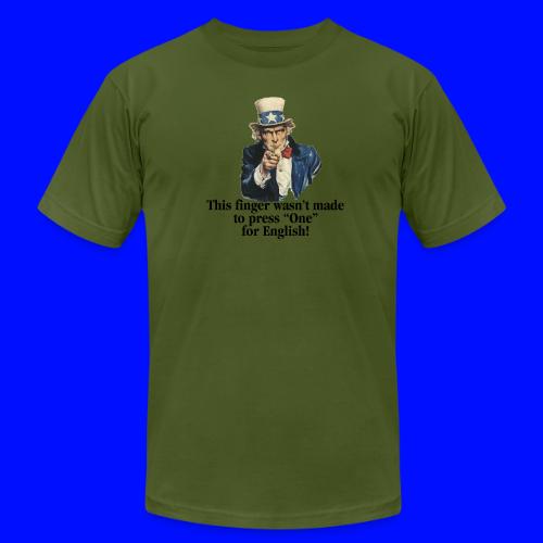 Uncle Sam - Finger - Unisex Jersey T-Shirt by Bella + Canvas