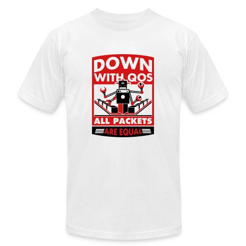 Down With QoS - Unisex Jersey T-Shirt by Bella + Canvas