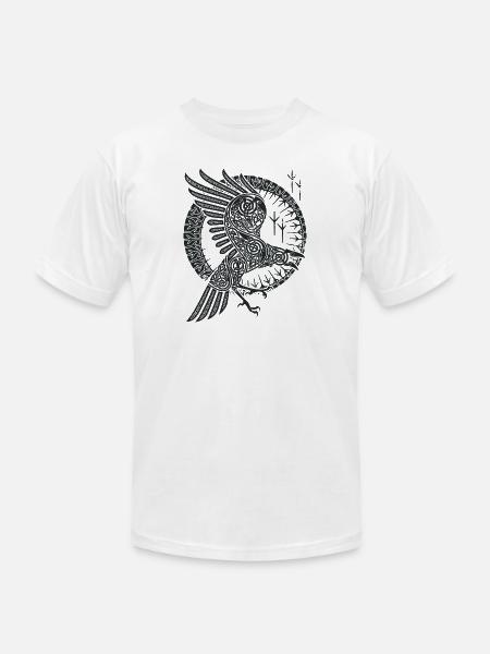 RAGNAR'S RAVEN - Unisex Jersey T-Shirt by Bella + Canvas - white