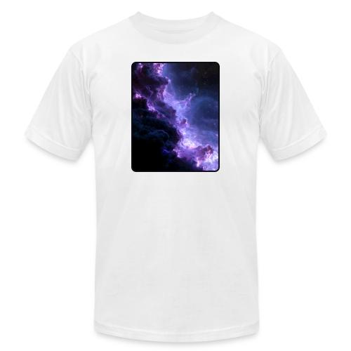 Purple Nebula Space Design - Unisex Jersey T-Shirt by Bella + Canvas
