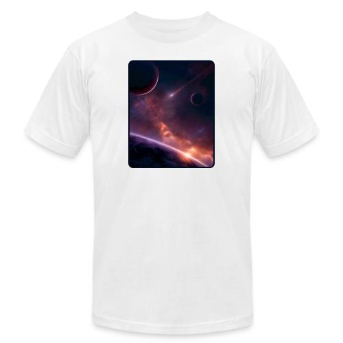 Cosmic Sunset Nebula Space Art - Unisex Jersey T-Shirt by Bella + Canvas