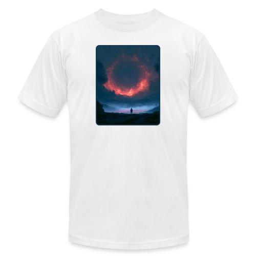 Supernova Reflection Space Scene - Unisex Jersey T-Shirt by Bella + Canvas