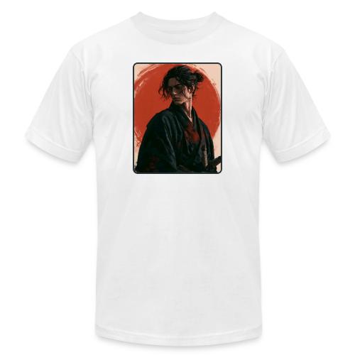 Samurai Beneath the Red Sun - Unisex Jersey T-Shirt by Bella + Canvas