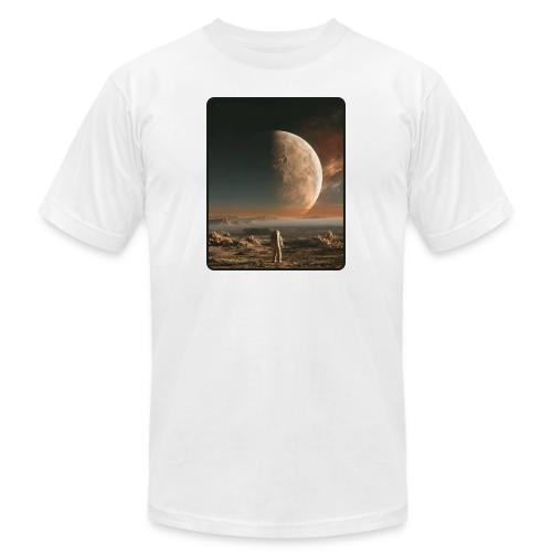 Astronaut on an Alien Moon - Unisex Jersey T-Shirt by Bella + Canvas
