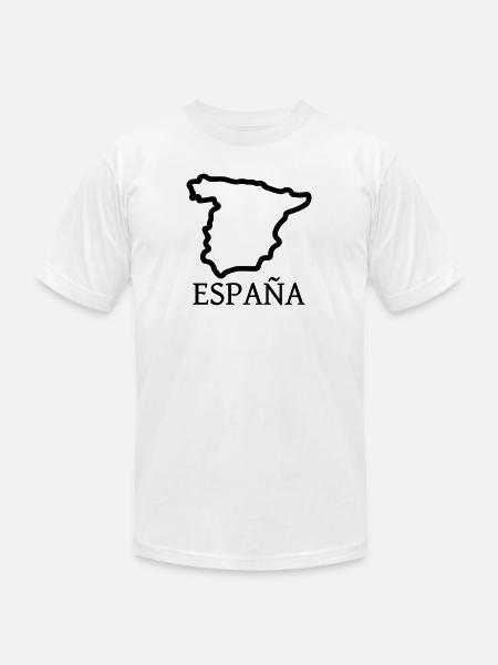 espana - Unisex Jersey T-Shirt by Bella + Canvas - white