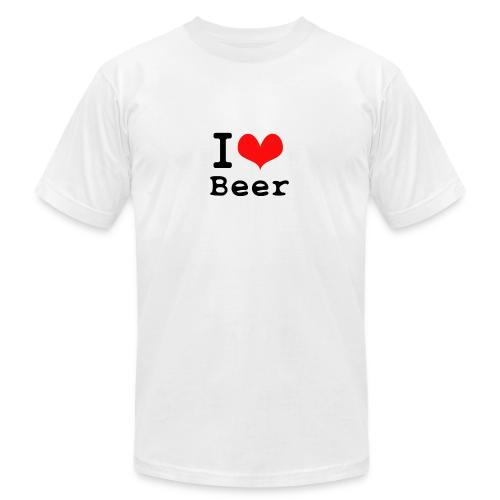 I Love Beer - Unisex Jersey T-Shirt by Bella + Canvas