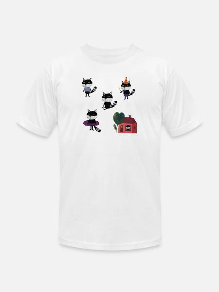 Funny Cats - Unisex Jersey T-Shirt by Bella + Canvas - white