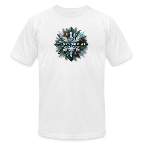Intricate Frozen Evergreen T-Shirt - Unisex Jersey T-Shirt by Bella + Canvas
