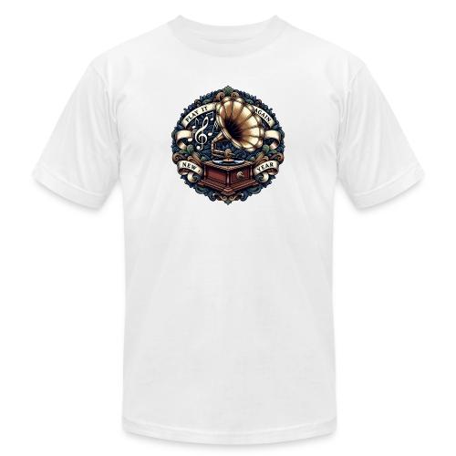 Ornate Phonograph T-Shirt - Unisex Jersey T-Shirt by Bella + Canvas