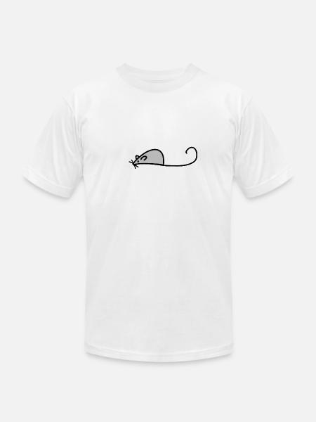mouse - Unisex Jersey T-Shirt by Bella + Canvas - white