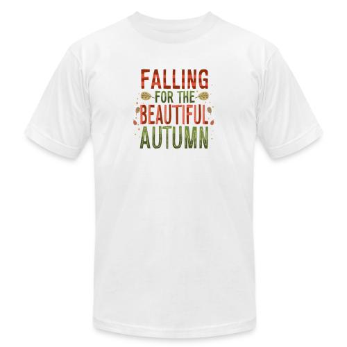 Falling for the beautiful autumn. - Unisex Jersey T-Shirt by Bella + Canvas
