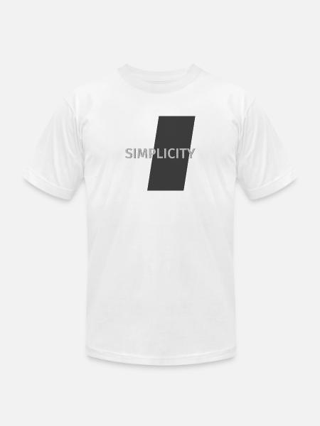 SIMPLICITY - Unisex Jersey T-Shirt by Bella + Canvas - white