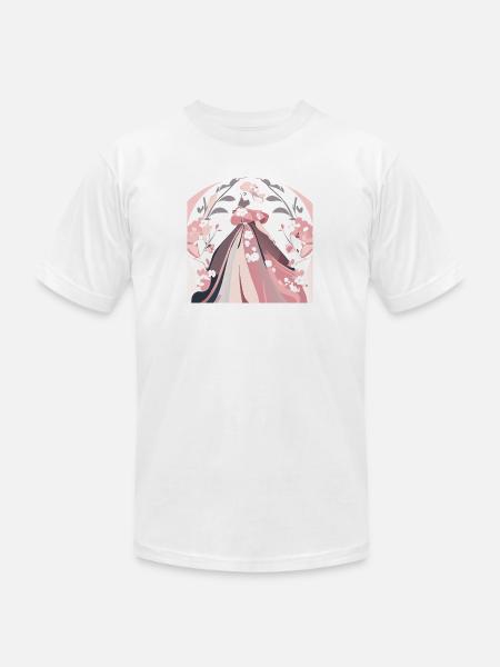 beautiful dress - Unisex Jersey T-Shirt by Bella + Canvas - white
