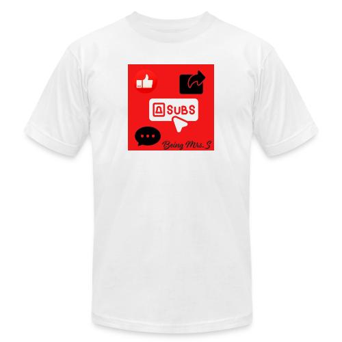 Like Share Subscribe Comment - Unisex Jersey T-Shirt by Bella + Canvas