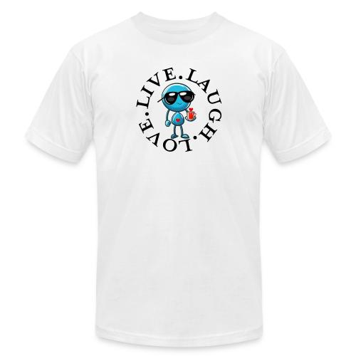Circle Remember to live laugh love - Unisex Jersey T-Shirt by Bella + Canvas